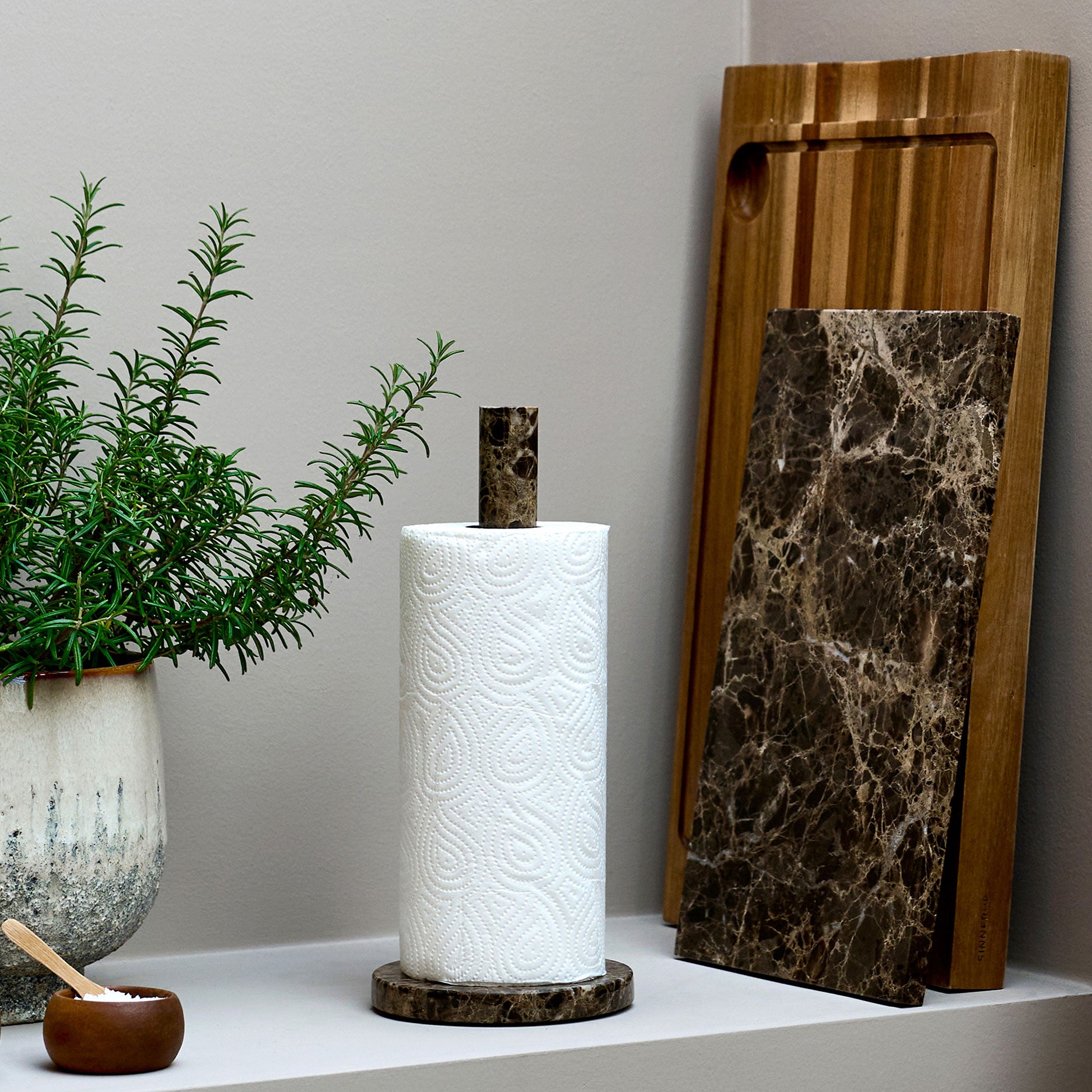 Marble II køkkenrulleholder